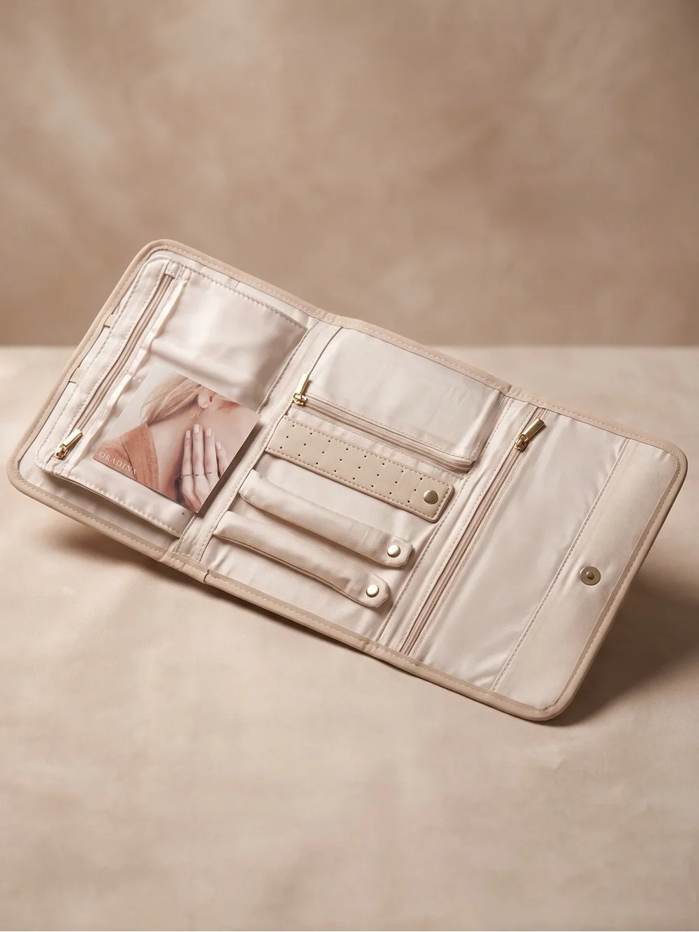 ORADINA Travel Jewelry Organizer Case